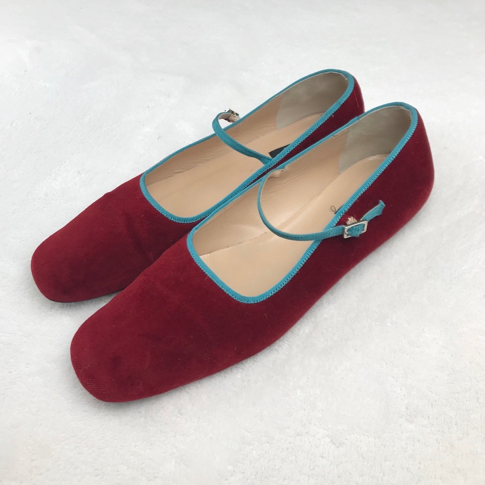 Kate Spade velvet mary janes - Picture 3 of 6